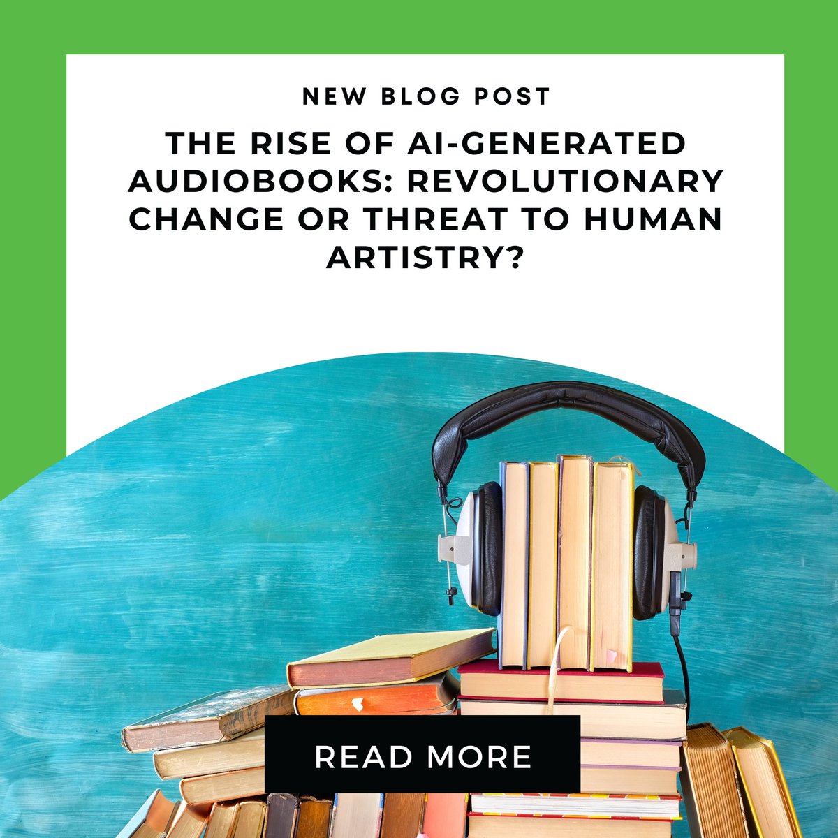 LibLime's tweet image. AI-narrated audiobooks: a revolution in access or a threat to artistry? 🎧📚
Read our latest blog 👉 bit.ly/3VNSj2i

#AI #Audiobooks #LibLime #LibraryTech