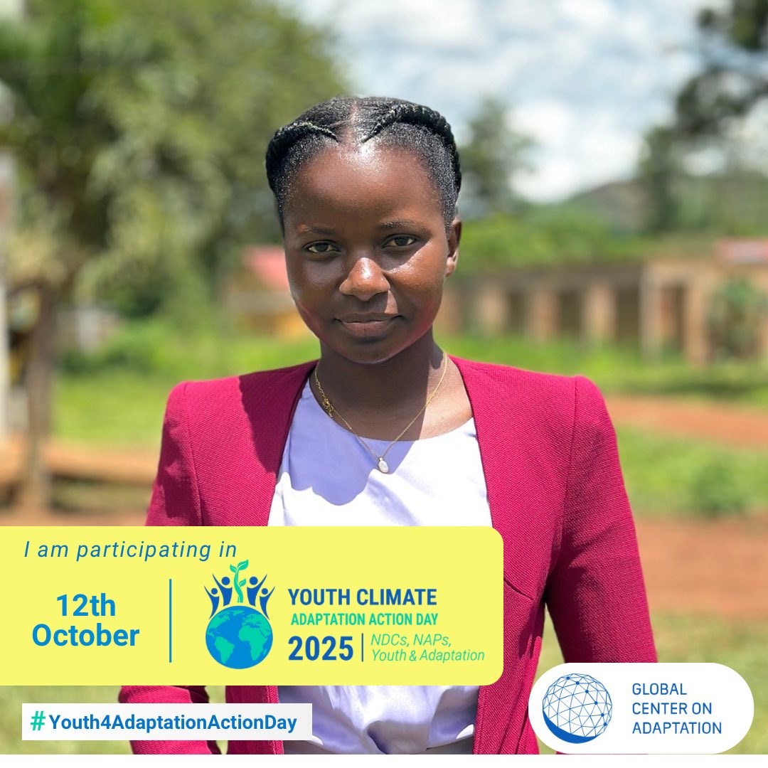 ekittie3's tweet photo. I will be proudly representing @WetlandsvoicesE as part of the global youth delegation at the Youth Climate Adaptation Action Day 2025. We shall have discussions on NDCs NAPs #Youth4Adaptation
#Youth4AdaptationActionDay
#Adaptourworld @GCAdaptation @UyiaUg https://t.co/A2yLXgGFMc