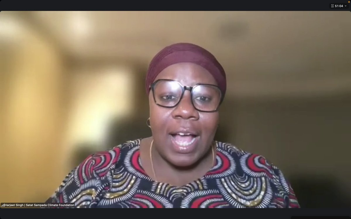 1/4. 🗣️“We categorically fought against the Fund for responding to #LossAndDamage (FRLD) being under the <a href="/WorldBank/">World Bank</a>. Why? We knew the <a href="/WorldBank/">World Bank</a> is not fit for purpose to house any fund.” Mwanahamisi (“Mishy”) Singano <a href="/WGC_Climate/">Women & Gender Constituency</a> via <a href="/FillTheFund/">Fill The Fund</a> press conference. 🎙️