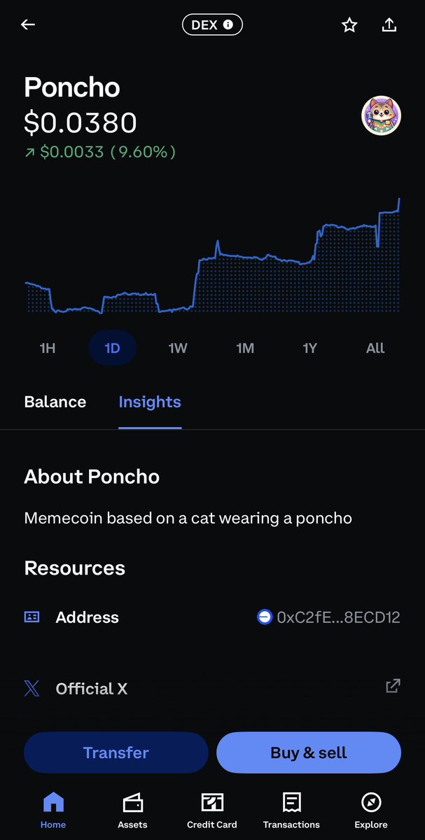 <a href="/brian_armstrong/">Brian Armstrong</a> It’s never been easier to join the $PONCHO fam 😺