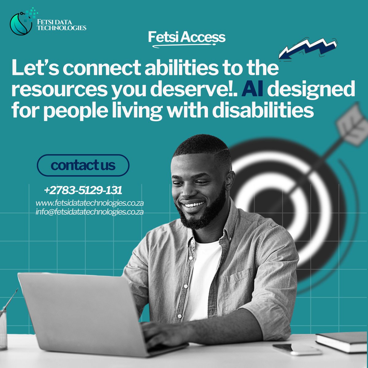 Fetsidatatech's tweet image. For too long, people living with disabilities have faced digital exclusion  missing out opportunities
JPartner with FETSI Access to expand reach,impact, and accessibility,and subscribe today to stay connected with the latest tools, resources

#fetsiAccess #FetsidataTechnologies