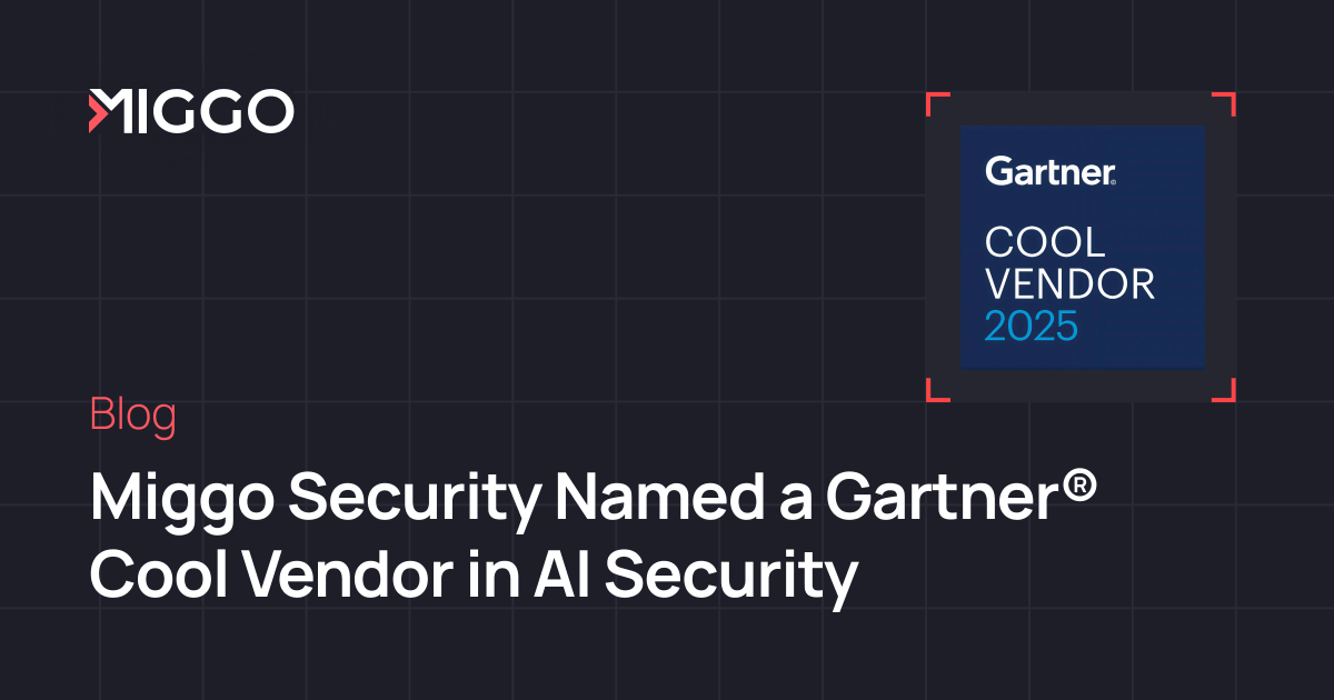 We’re proud to share that Miggo Security has been named a Gartner Cool Vendor in AI Security - the only Application Detection &amp; Response (ADR) platform recognized in this category!
Read more on Miggo’s announcement: hubs.la/Q03MWp2f0