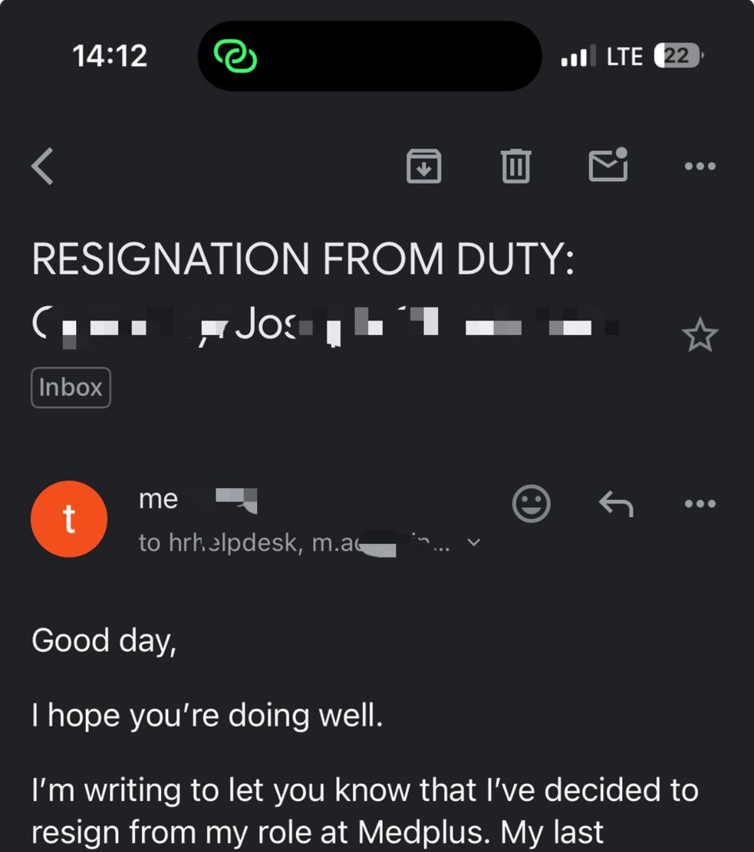 JoeMilly_'s tweet image. I made a bold decision and resigned from my decent paying job today.

I realized i need to put in 100% effort to make the most out of this space.

it was a tough decision considering i enjoyed the practice 

but the  freedom and stability i aim towards can’t be gotten from a 9-5…