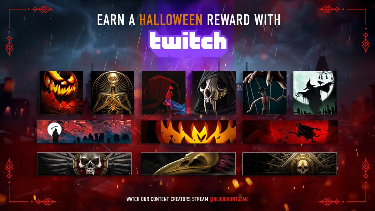 🦇 Halloween descends on Prague!

Earn 12 haunting Twitch Drops: 6 avatars and 6 banners by streaming or watching Bloodhunt. Two are exclusive for subscribers, so support your favorite Kindred to unlock them all.

See you on the haunted rooftops. 🎃