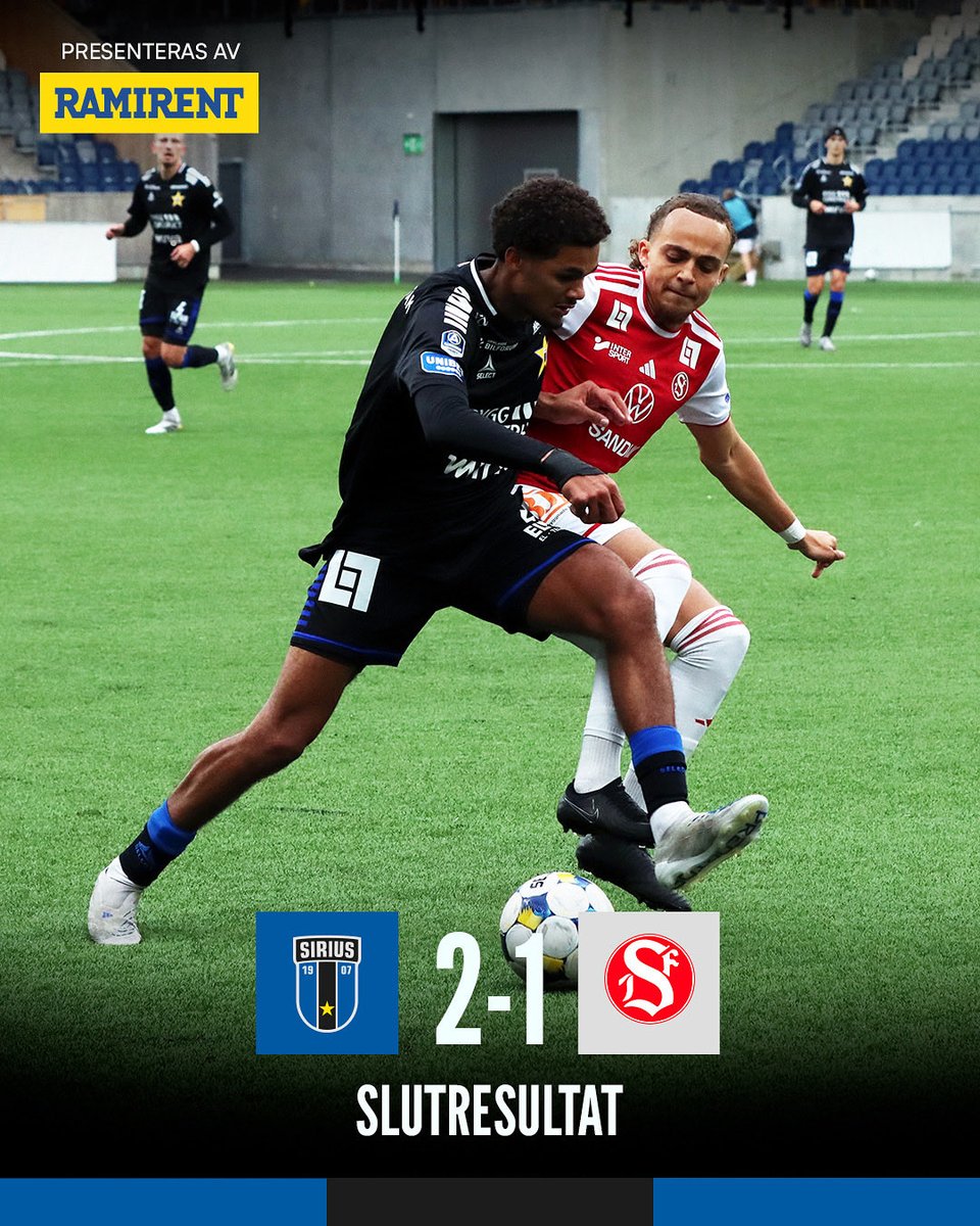 Dagens U21-träningsmatch är slut. 🔵⚫️

⚽️ Matthias Nartey 20'
⚽️ Noel Milleskog 81'