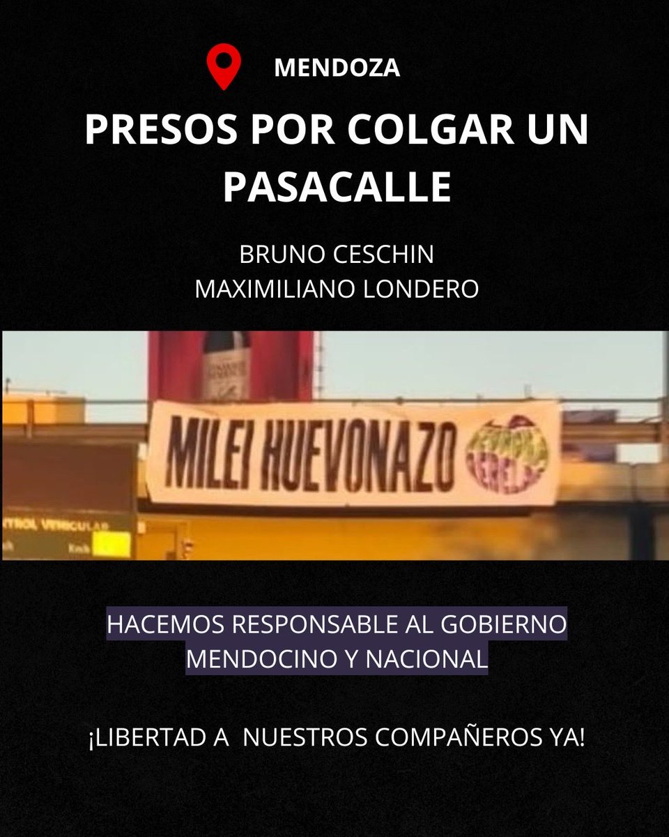 #MileiHuevonazo 

Así estamos ....un cartel te lleva a la carcel pero el hambre del pueblo no. 
Narcos al poder