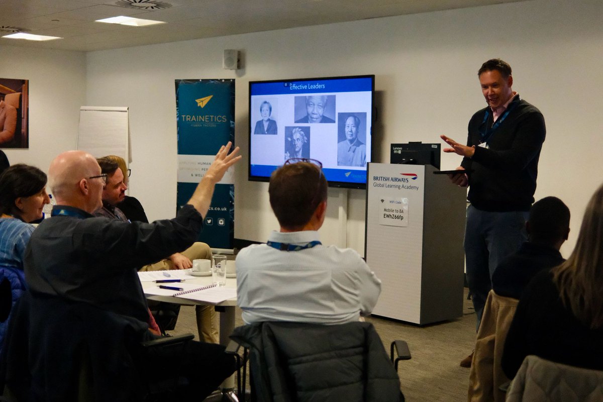 Today we’re kicking off Day 1 of our Leadership Progamme at the British Airways Global Learning Academy, discussing authentic #Leadership and #HumanFactors