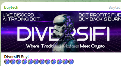 DiversiFiToken's tweet photo. Another #DiversiFiToken referral. 

The referring party instantly received their 10% bonus tokens. All verified, on chain.

Do you need an additional income source?

https://t.co/wnVBKPjkdq https://t.co/rMMeeXhq1a