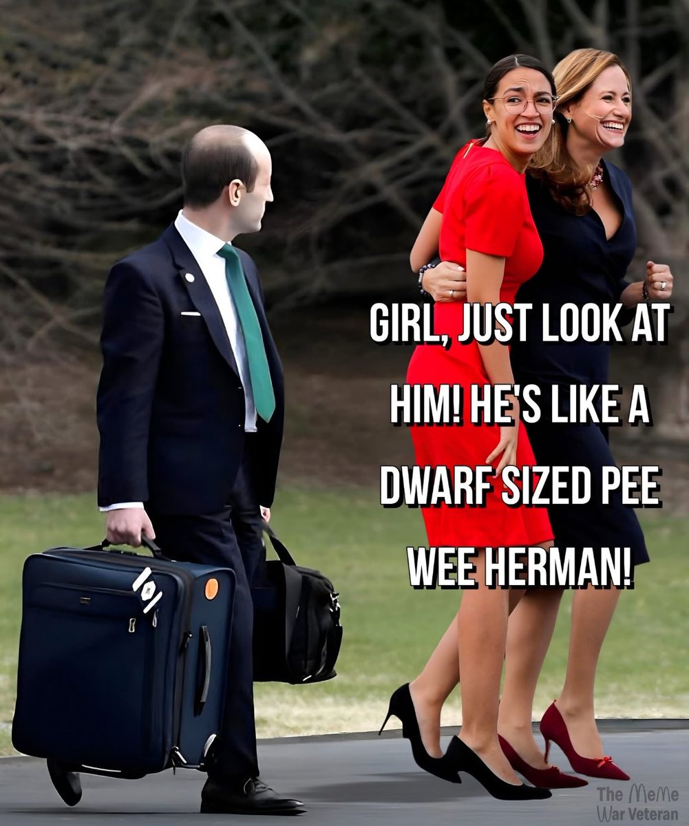 AOC said Stephen Miller is 4’10” and he’s mad about it! 😂