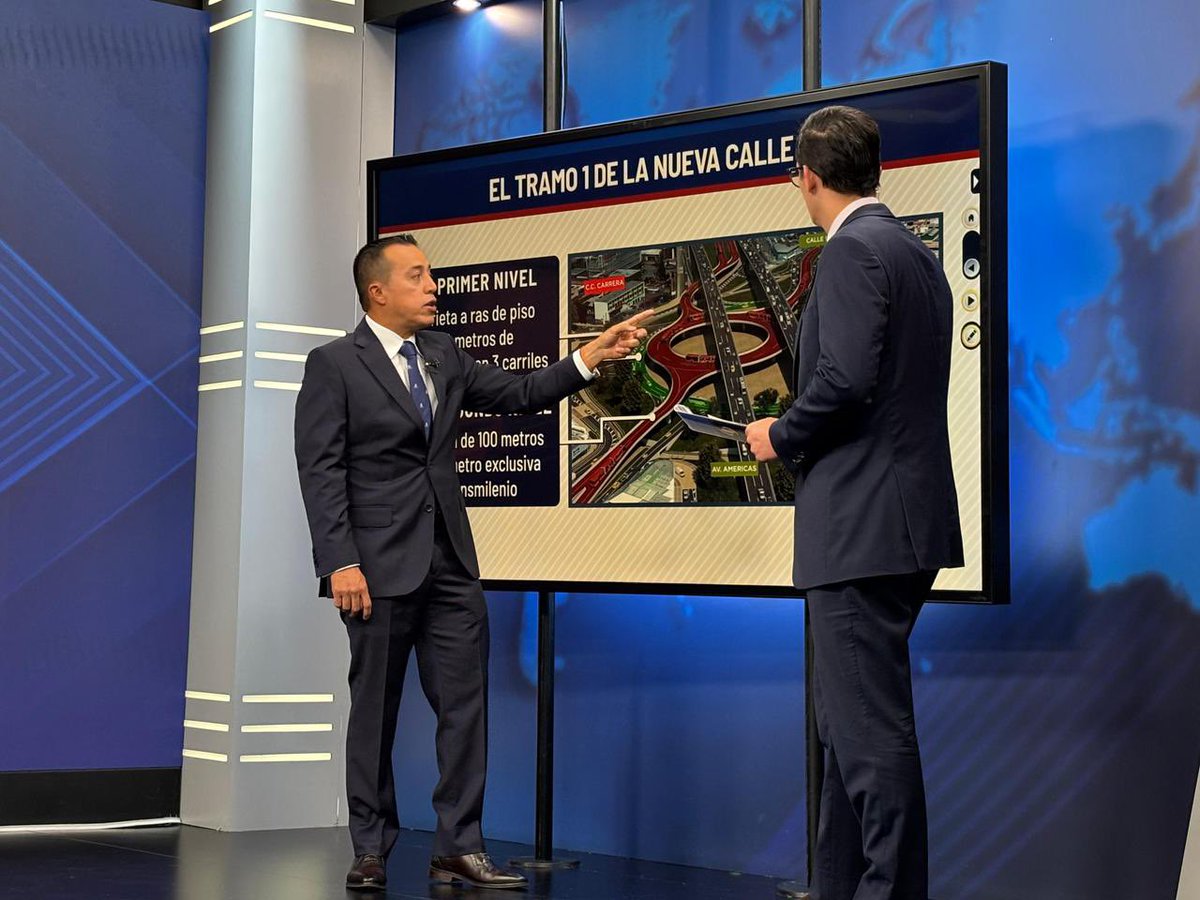 OrlandoMolanoP's tweet image. Hoy, en @NoticiasCaracol me recibió @NicolasRojasC1, donde pasé al tablero y le conté a los bogotanos cómo será la demolición controlada por implosión que realizaremos este domingo 12 de octubre para el proyecto de #LaNueva13. 

Un hecho histórico para la ciudad, con el que