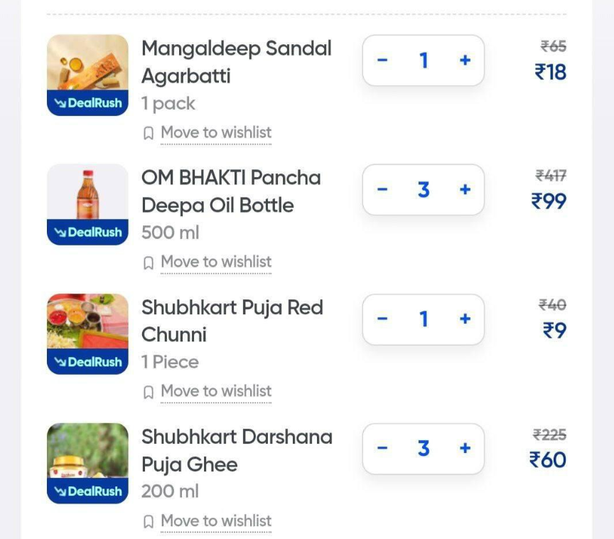 FreeKaLooto's tweet image. Swiggy Instamart Loot : Upto 80% Off on Puja Essentials

Open Swiggy Instamart App &amp;gt; Check Puja Essentail Banner

Grab If Banner Offer Showing for You.

#Swiggy #Instamart #LootOffers #PujaEssentials #DailyNeeds #Diwali #Diwali2025 #FreeKaLooto