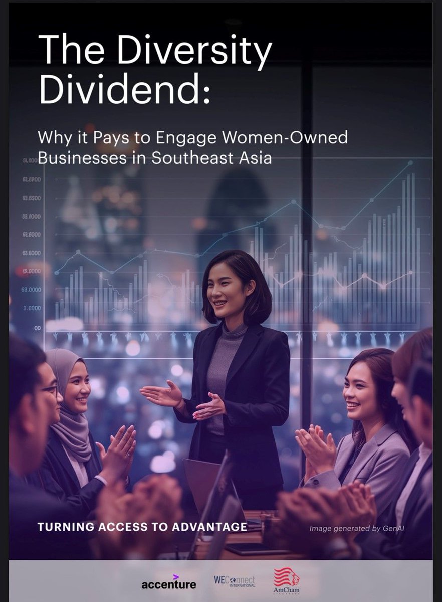 📢 We just launched a new report with Accenture + AmCham Singapore that makes a powerful case for advancing women-owned businesses as strategic partners in global sourcing. 

🔗 Read it here: hubs.la/Q03MWc0n0