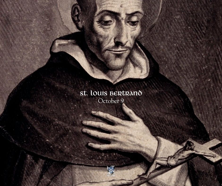 Dominican Friars Foundation (@dominicanfriars) on Twitter photo Today the Order of Preachers celebrates the Feast of St. Louis Bertrand!
In some images of St. Louis Bertrand, we see a strange part of his iconography. We are told that the preacher once enraged someone and found himself at gunpoint. He blessed the gun, and the barrel became a Today the Order of Preachers celebrates the Feast of St. Louis Bertrand!
In some images of St. Louis Bertrand, we see a strange part of his iconography. We are told that the preacher once enraged someone and found himself at gunpoint. He blessed the gun, and the barrel became a