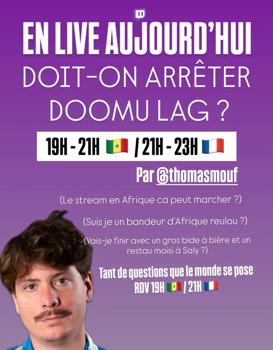 Faut il persévérer ou laisser quand on a vraiment aucun viewer sur Twitch ? On en parle ce soir sur Doomu Lag, curieux d’avoir votre avis, surtout celles ceux qui tiennent la barre depuis longtemps sans avoir réussi à vraiment federer une commu, on fait comment en fait ?