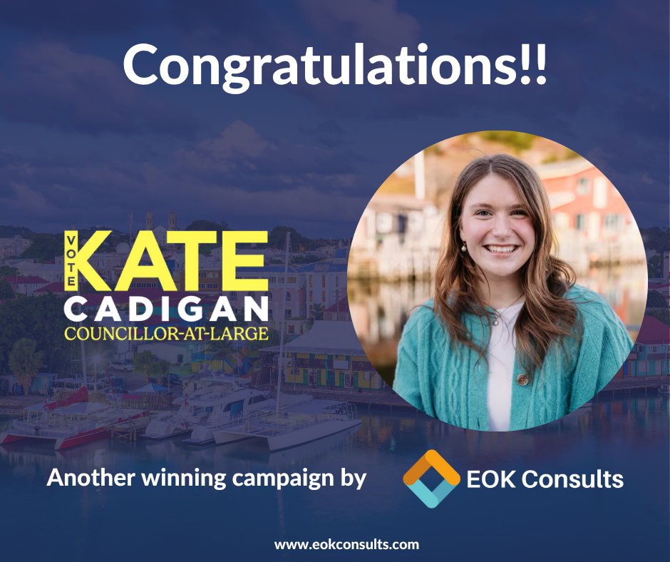 theharneetsingh's tweet image. A historic win in St. John’s!
Congratulations to @katecadigan, elected Councillor-at-Large with 16,577 votes — the highest of any candidate, even surpassing the Mayor-elect.
We're proud to have powered Kate’s digital campaign and to be part of this record-breaking moment in the…