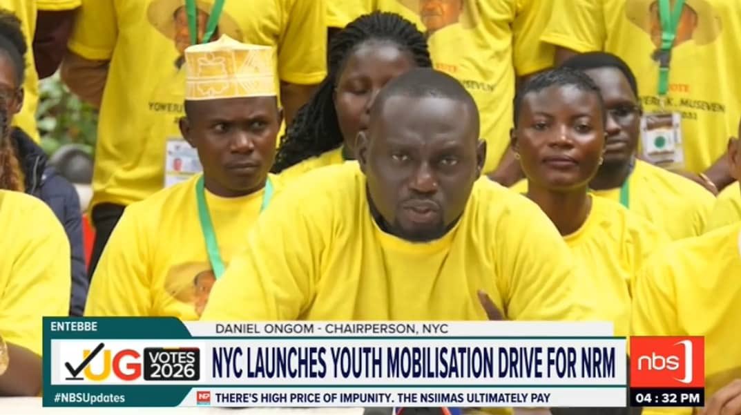 The National Youth Council (NYC) has launched a nationwide campaign to mobilize voters, especially the youth in support of President <a href="/KagutaMuseveni/">Yoweri K Museveni</a> ahead of the 2026 presidential elections.

<a href="/LMushabe/">📚@Iam Lawrence</a> 

#NBSAt430 #UgVotes2026 #NBSUpdates