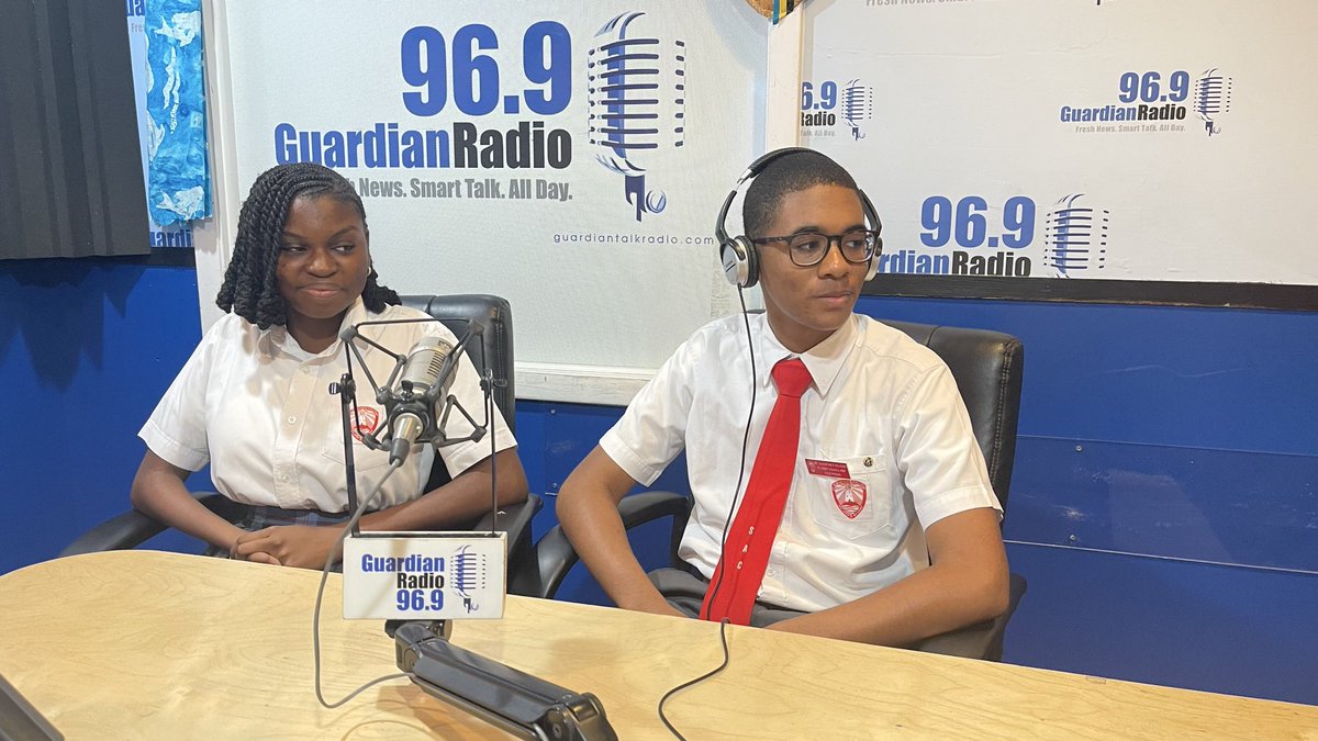 AliJerusa's tweet photo. On the air with @MorningBlend969 & the winners of Model United Nations 2025 Gehm Walker & Cole Pinder 🌎 please email 📧 admin@bahmun.org & multilateralpoliticalaffairsbureau@bahamas.gov.bs ℹ️ for information on #MUNS 2026 #Diplomacy #Rotary #TheBahamas https://t.co/MwkUNiiyQx