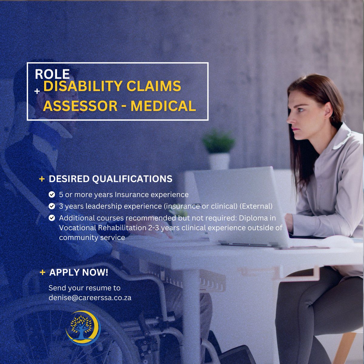 APPLY TODAY: pnet.co.za/jobs--Disabili…
#newrole #claims #jobs