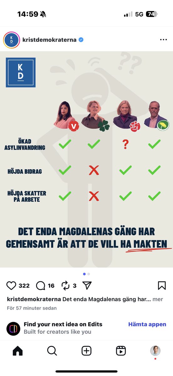 SimonFuglsangSW's tweet image. Detta var den mest vinklade och poänglösa jämförelsen jag sett på väldigt länge komma från en officiell kanal. Är det detta vi har och ser fram emot i valrörelsen
@kdriks ?
Höj nivån tack.