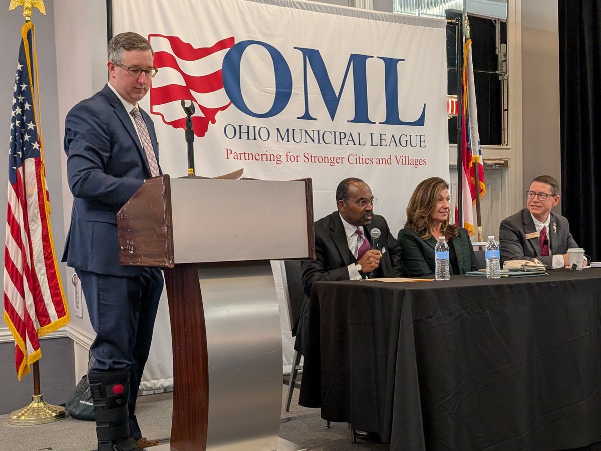 OML's Annual Conference is underway — bringing together municipal officials from across Ohio to share ideas, discuss policy, and strengthen local leadership.

The conference kicked off yesterday and continues through tomorrow, and we’ve already had some great sessions.