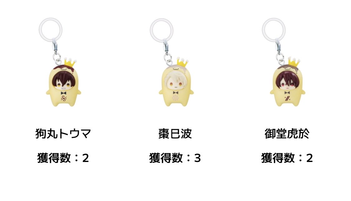 【譲渡】アイドリッシュセブン アイナナ
めじるしアクセサリー 王様プリンと一緒vol.2

譲）百、千、悠、トウマ、巳波、虎於
求）定価+送料

郵送対応となります。
纏めての方、FF様優先。
よろしくお願いいたします。