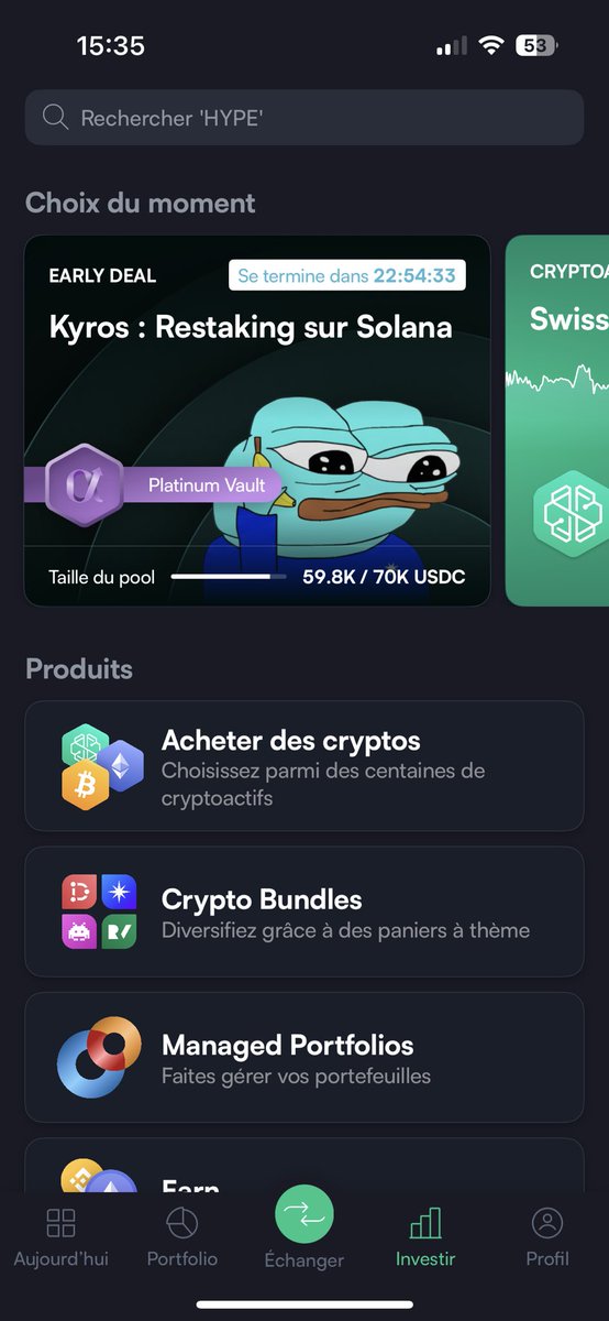 STEP_iN_CRYPTO's tweet image. 🚨 Exclusivité @swissborg 🚨

Early deal sur le lancement de KYROS (@KyrosFi)

Vous pouvez acheter du token pour 0.1$/Kyros

✅ Protocole restaking Solana
✅ FDV 5M 
✅ Pas de VC
✅ Pas de vesting

J’ai mis 300 USDC.

Grouillez vous il reste à peine 10k de dispo pour investir.…