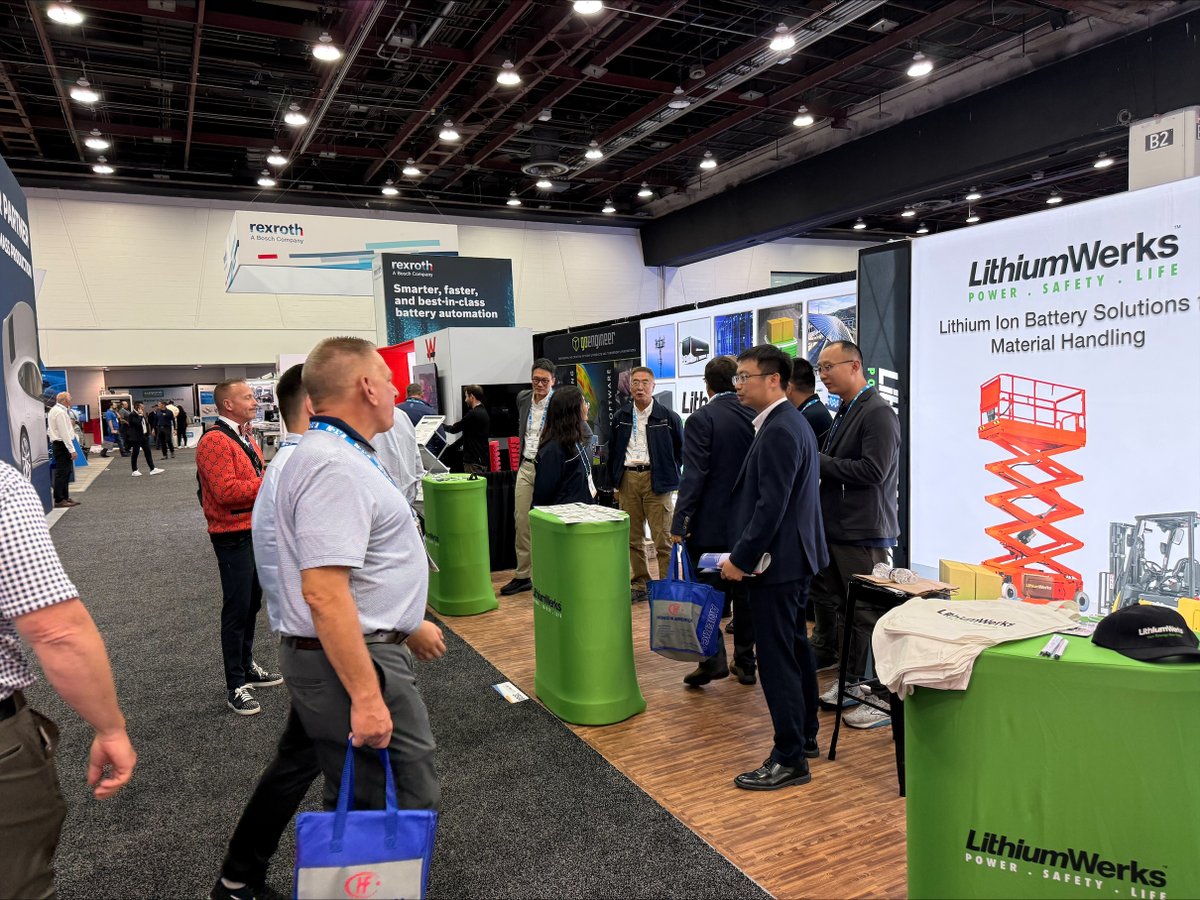 LithiumWerks's tweet image. Our booth has been busy! This is the last day to visit our Booth 3508 as we wrap up #TheBatteryShow #TBS2025 #LithiumIonBatteries