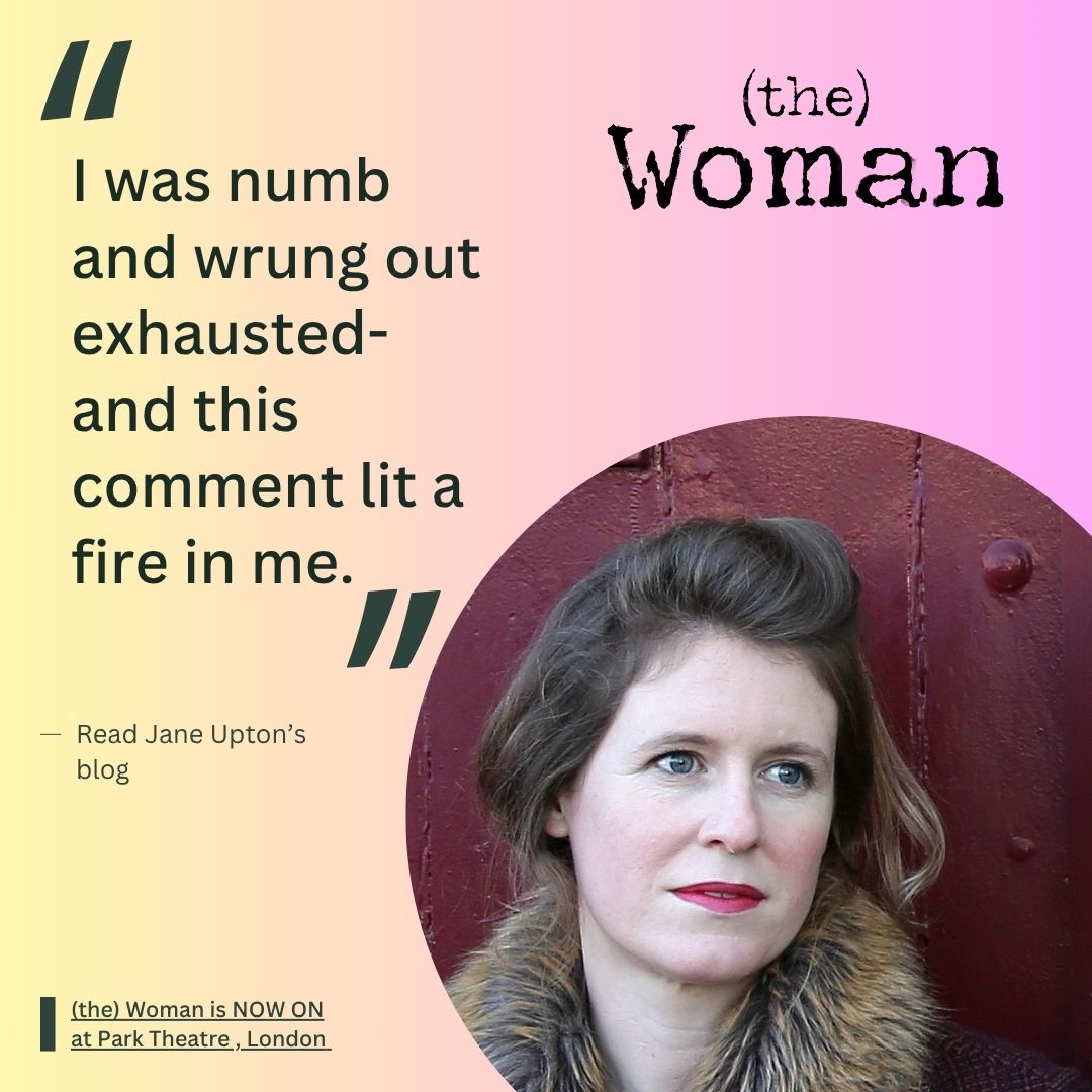 "Powered by rage" and taking it to the stage.  
👀💻 Read <a href="/JanieU/">Jane Upton</a> 's blog bit.ly/4ob5ExO⁠⁠
Catch (the) Woman @parktheatrelondon On until 25 Oct.⁠  🎟️
Book Now bit.ly/48M7rEX⁠"..like a roar from a place of isolation." ★★★★★⁠ The Guardian⁠