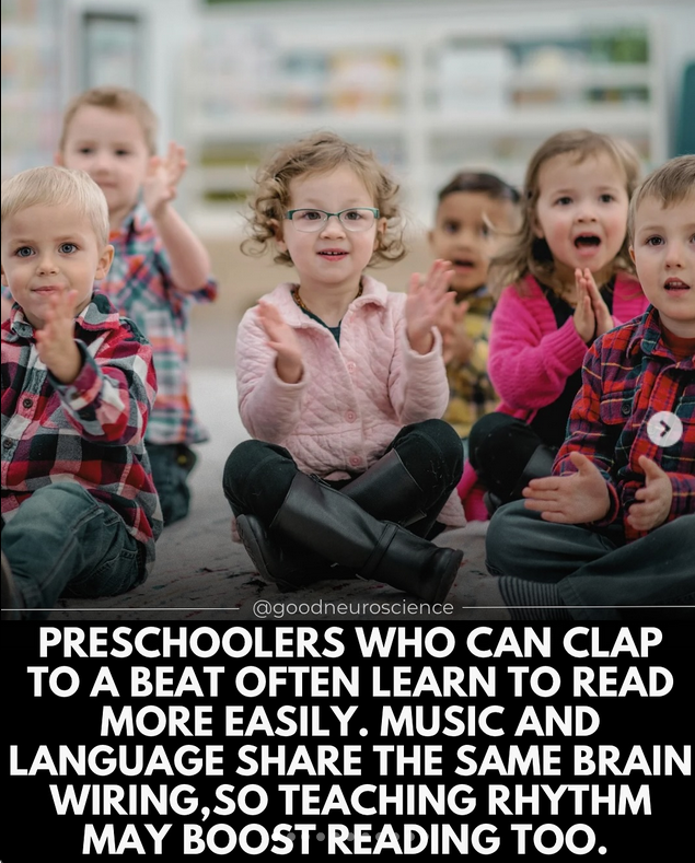 AlbertDevine's tweet photo. Rhythm games and musical play may give children’s brains a boost that helps reading come more naturally https://t.co/v0ytvCoG3S