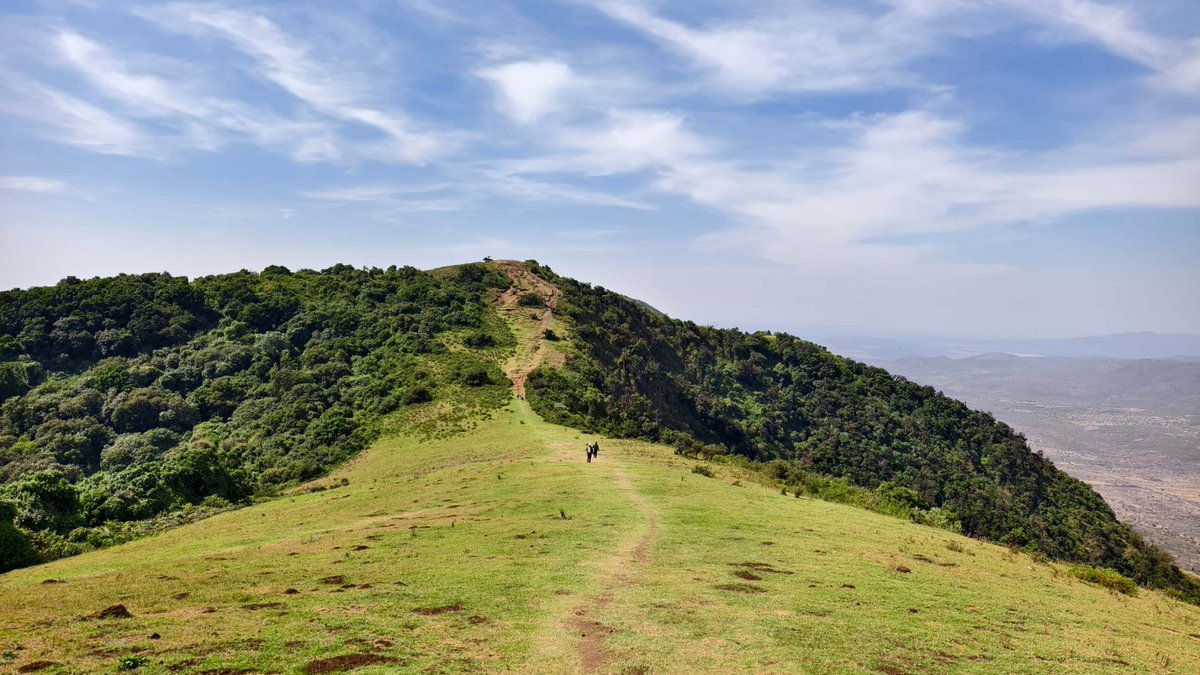 Spent the day hiking Ngong Hills with my colleagues. The breeze, the endless green, and the laughter along the trail made it unforgettable. #Kenya’s landscapes never fail to amaze!
