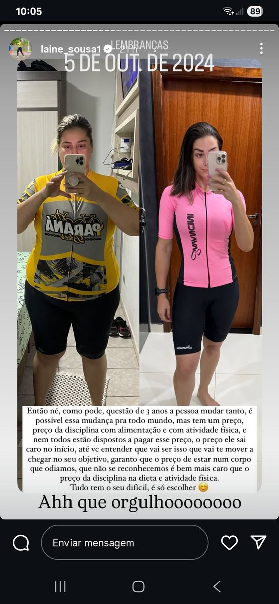 pqp_Reitz's tweet image. #fitness #academia #obesidade #emagrecimento #determinação #dieta #LaineSousa 
Essa mulher tem garra tem foco e se venceu todos os dias. Suas vontades suas quedas seus deslize... ela passou pelo processo pra chegar no propósito