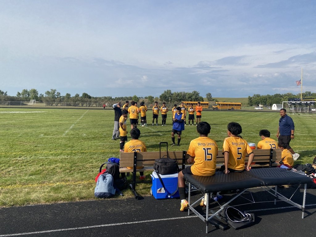 Section 2A Boys Soccer Playoffs tonight! ⚽️
Wings United at  St. Peter for the Quarterfinals!

📍 Floyd B. Johnson Stadium
🕖 7:00 PM Kickoff
🎟 Tickets: gofan.co/app/school/MN1…

💻 Stream: fan.hudl.com/usa/mn/st-pete…