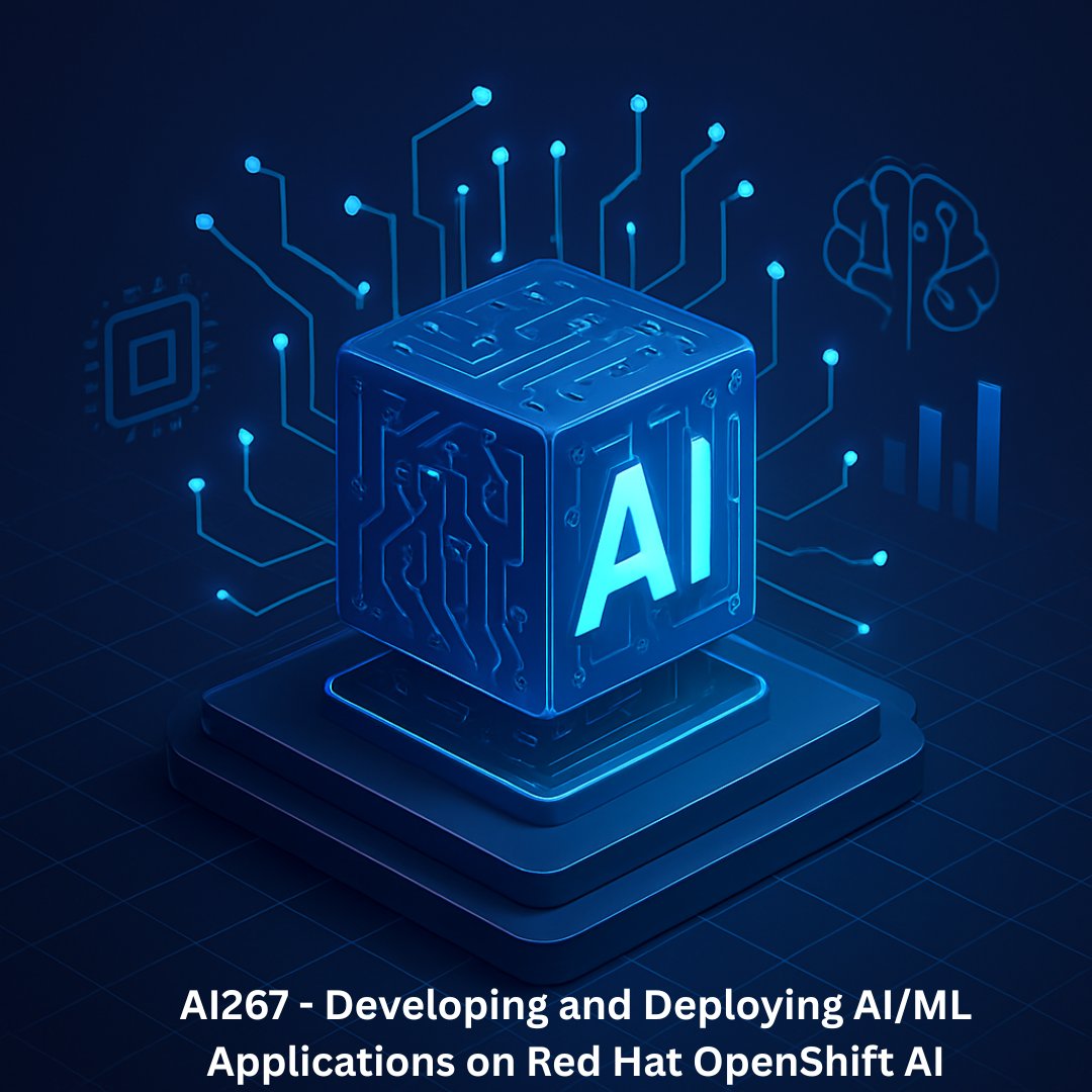 hawkstack_tech's tweet image. ๐ Upskill Alert!
Build, train & deploy AI/ML models on Red Hat OpenShift AI (AI267).
Gain hands-on with:
โ
Jupyter notebooks & pipelines
โ
Model training, serving & integration
โ
Kubeflow + Elyra workflows
For more info, hawkstack.com