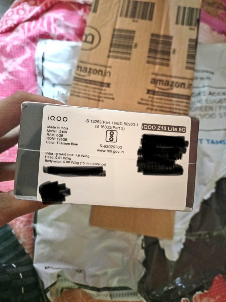 ProprabirDey's tweet image. Ordered iQOO Neo 10R (8+256GB) from Amazon India, but got a sealed iQOO Z10 Lite 5G instead. Support says the correct item was delivered, which is wrong. Need urgent replacement or refund. @AmazonHelp @IqooInd #AmazonIndia #WrongDelivery