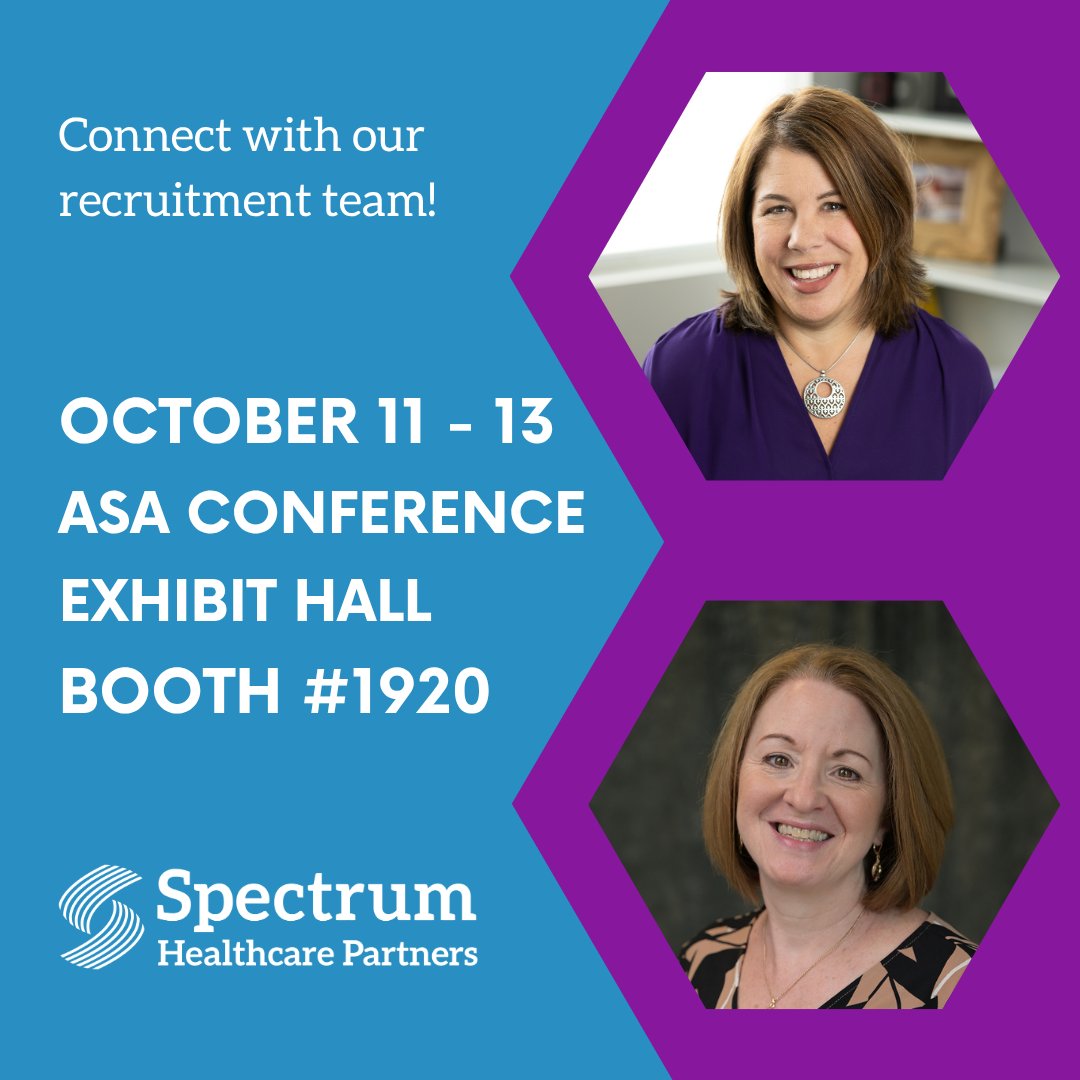 It’s ASA Annual Meeting weekend — and we’re here!  

Visit Spectrum Healthcare Partners at Booth #1920 to chat with our recruitment team. 

We’re excited to connect with anesthesiologists interested in career opportunities in beautiful Maine.  

#ASA2025 #AnesthesiologyCareers