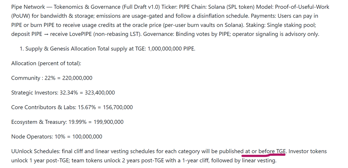 🚨 Pipe Network <a href="/pipenetwork/">Pipe Network</a> Airdrop Scam Summary 🚨

1️⃣ Pipe Network ($PIPE) turned out to be a huge disappointment — community got nothing from the promised airdrop.
2️⃣ They allocated big % to Binance Alpha, but ignored early supporters completely.
3️⃣ Project launching on