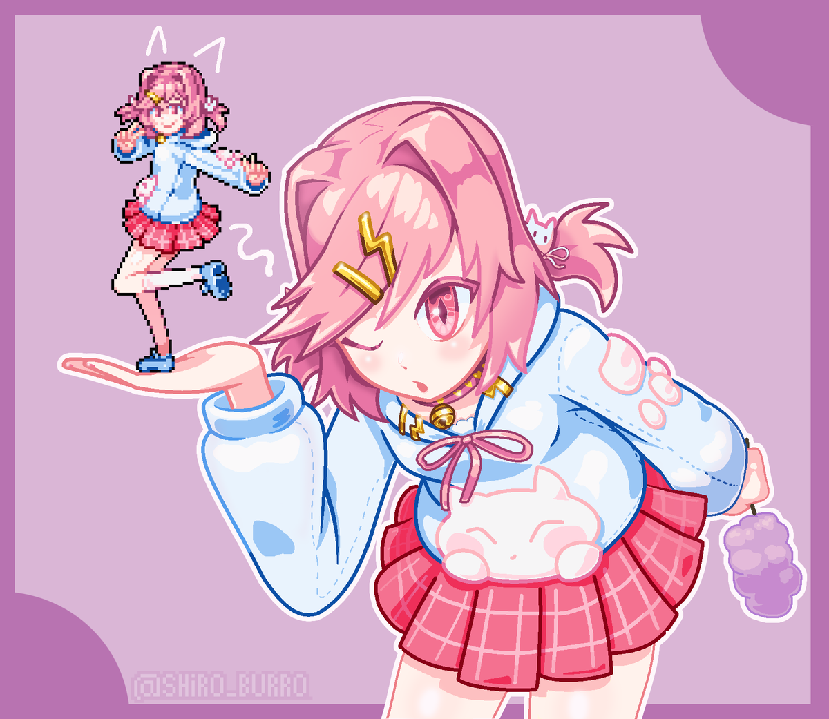 shiro_burro's tweet image. Natsuki 🩷
#DDLC