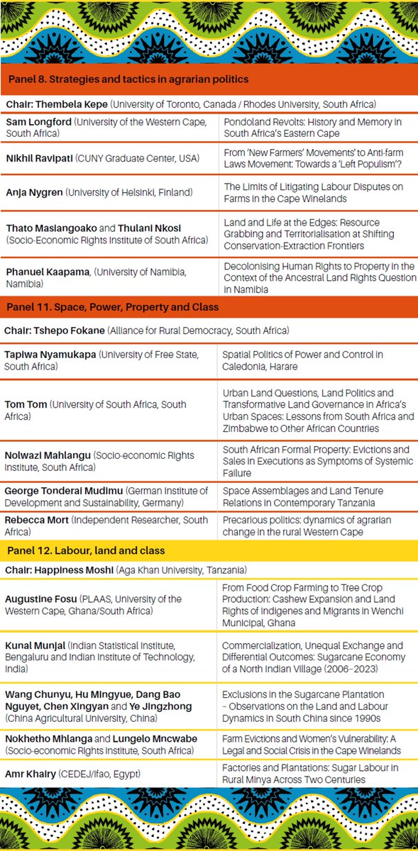 SERI_RightsSA's tweet photo. [CONFERENCE] SERI has been at the 2025 International Conference on 'Land, Life and Society' hosted by @PLAASuwc where we presented two papers on our work in the farm context &amp; a paper on the private property system based on research from our Women's Spaces project. #PLAAS30 https://t.co/b6Ma8eP0yb