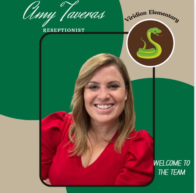 Mrs. Taveras, Welcome to Viridian and to HEB ISD! <a href="/hebisd/">HEB ISD</a> <a href="/hebisdpeople/">HEB ISD People</a> <a href="/ViridianPTA/">ViridianElementaryPTA</a>