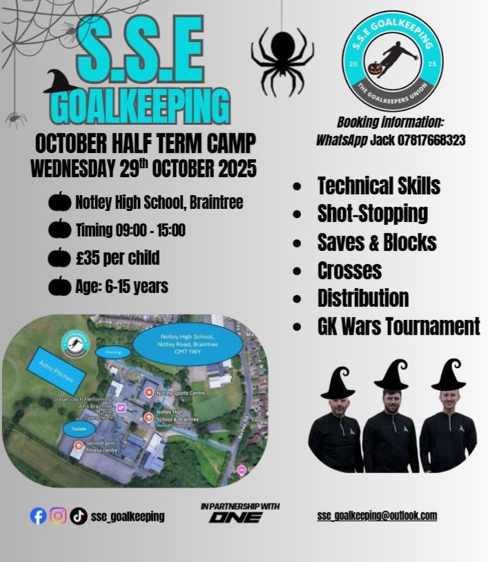 SSEGoalkeeping's tweet photo. Our next half term camp dates have been announced 🧤 

Please register any interest via DM and we can provide more details! 

SSE goalkeeping 💪🏻🩵 https://t.co/Z7QkolAALF