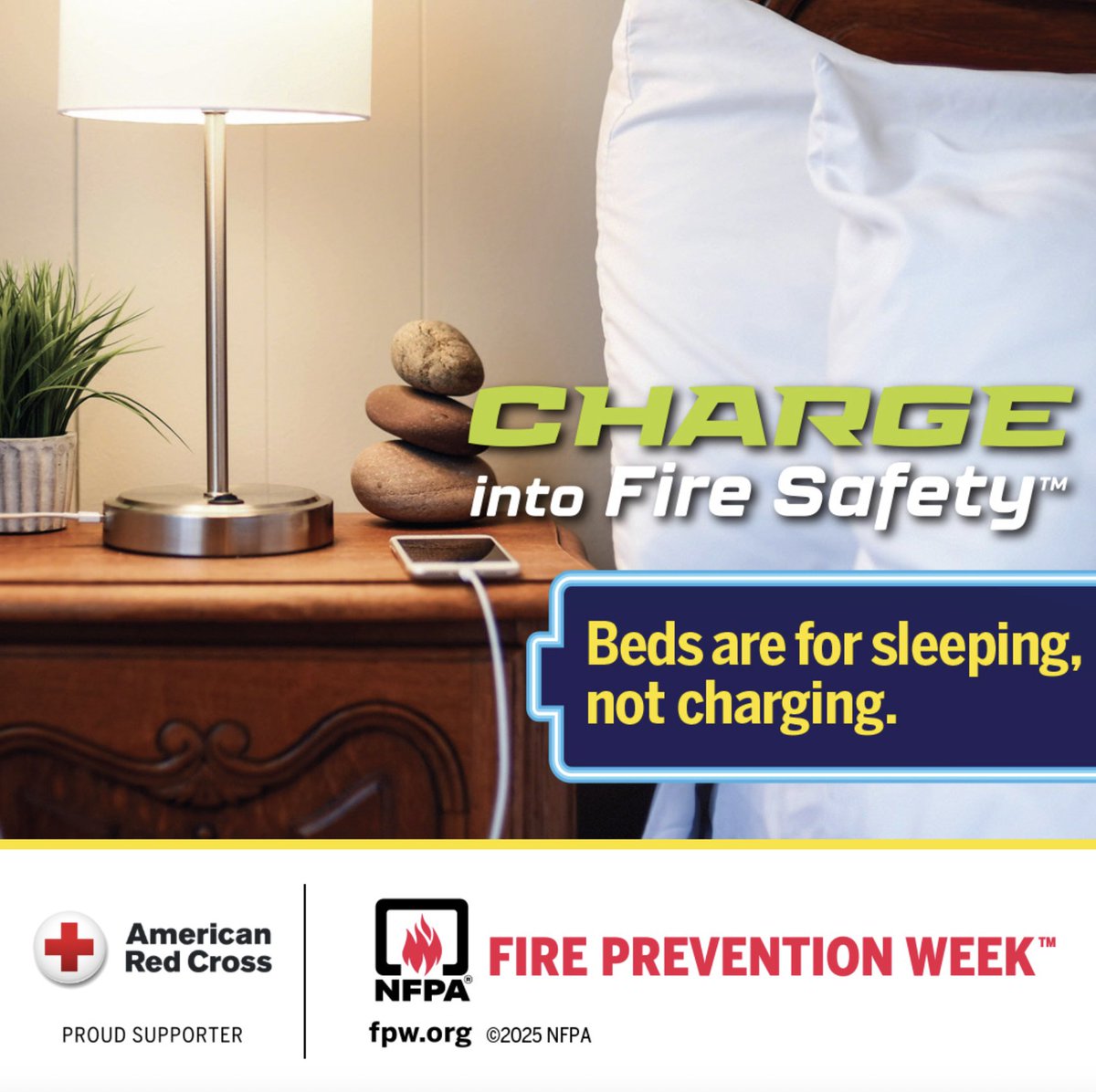 This year’s Fire Prevention Week™ (FPW™) campaign from October 5-11 is “Charge into Fire Safety™: Lithium-Ion Batteries in Your Home” works to educate everyone about using these batteries safely. It stresses how important it is to BUY, CHARGE, and RECYCLE safely, #NFPA
