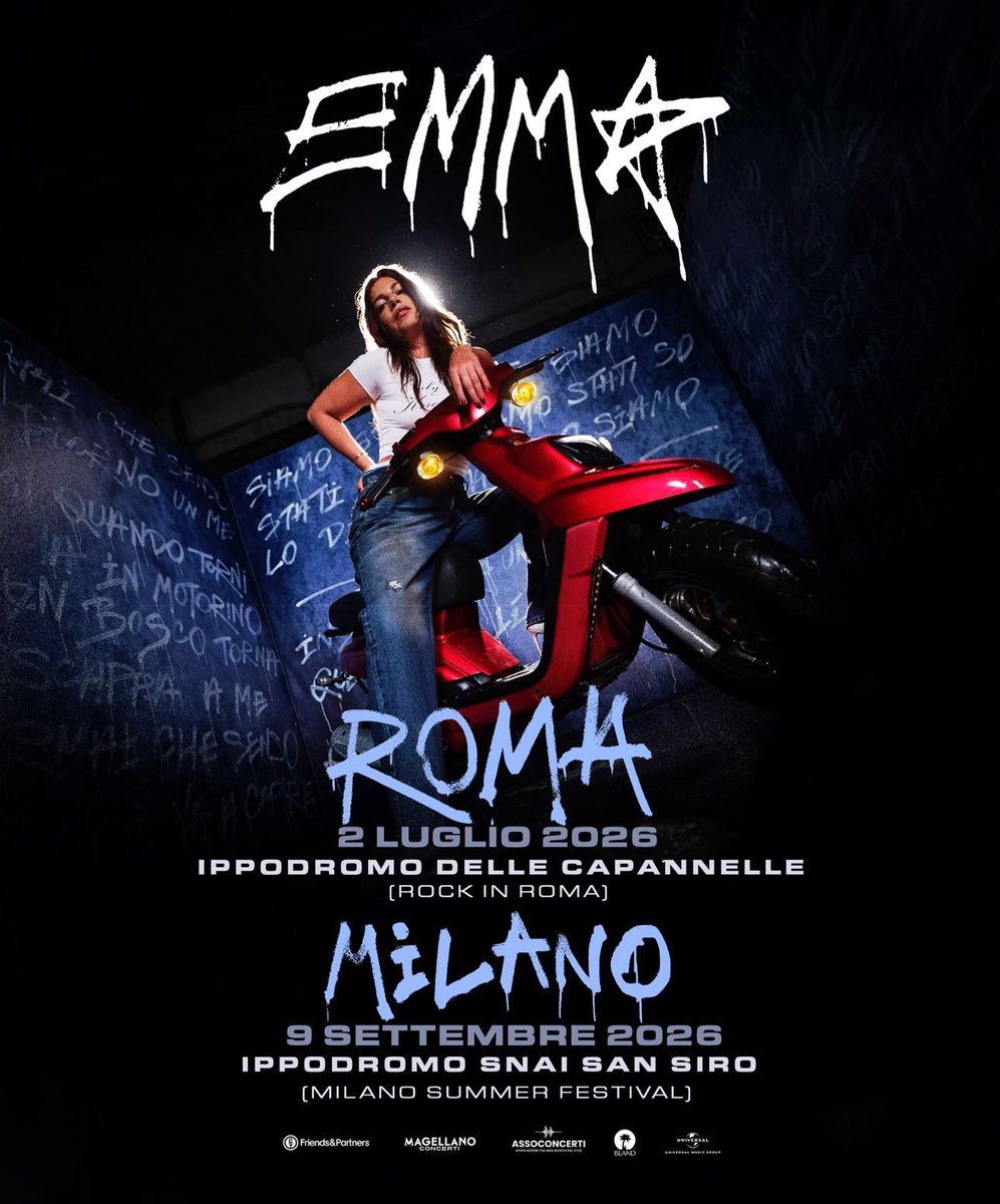 BIGLIETTI DISPONIBILI DA DOMANI ALLE 18:00 
<a href="/MarroneEmma/">Emma Marrone</a>