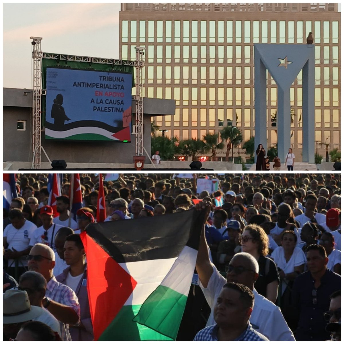 🇨🇺 Los trabajadores de la #Salud en toda #Cuba nos sumamos este jueves a los actos de solidaridad con Palestina.
Condenamos la barbarie que vive esa nación, sometida a uno de los genocidios más crueles que ha vivido la humanidad.
#CubaPorLaVida