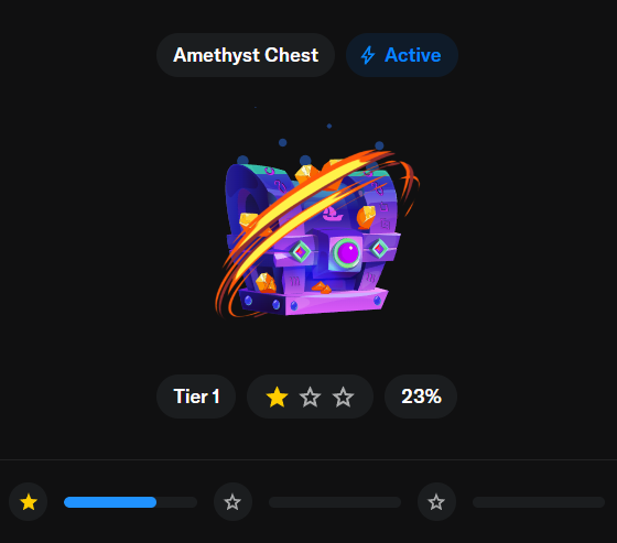 criptoMaira's tweet image. I was able to get my  Amethyst chest yesterday!! Thank you @opensea 🥳🤩🌊