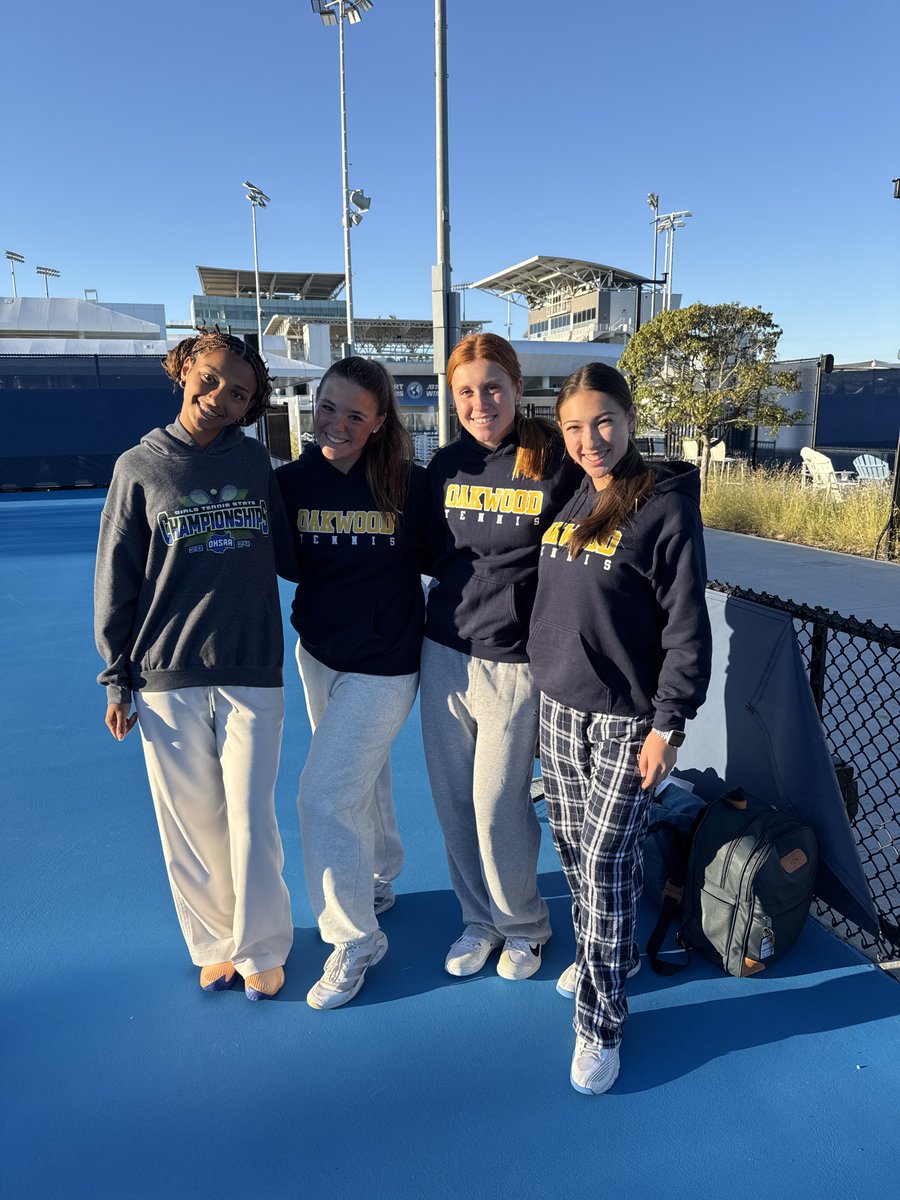 Good luck to Niobe Beiersdorfer, Mila Gelbart, Paige Buchler and Evie Davis! They will all be competing at the district tournament at the amazing Lindner Family Tennis Center!