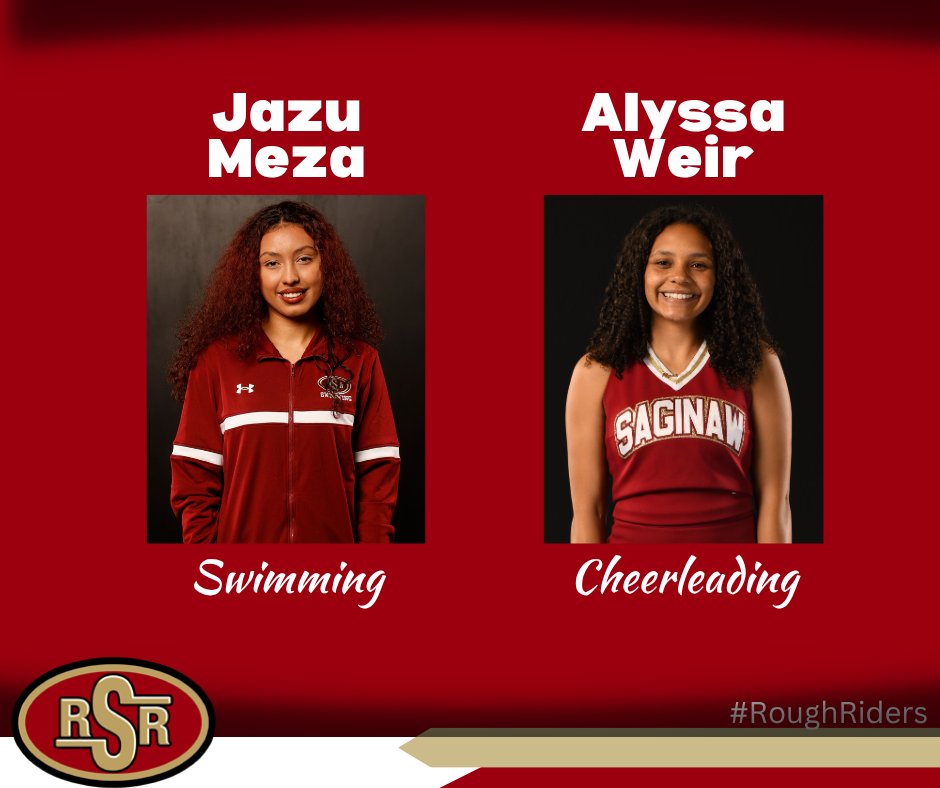 Congratulations to Saginaw Swimming's Jazu Meza and Cheerleading's Alyssa Weir on being named this week's Athlete of the Week winners for <a href="/saginawhstx/">Saginaw High School</a>! #EMSproud #AOW
saginawathletics.com/AOW