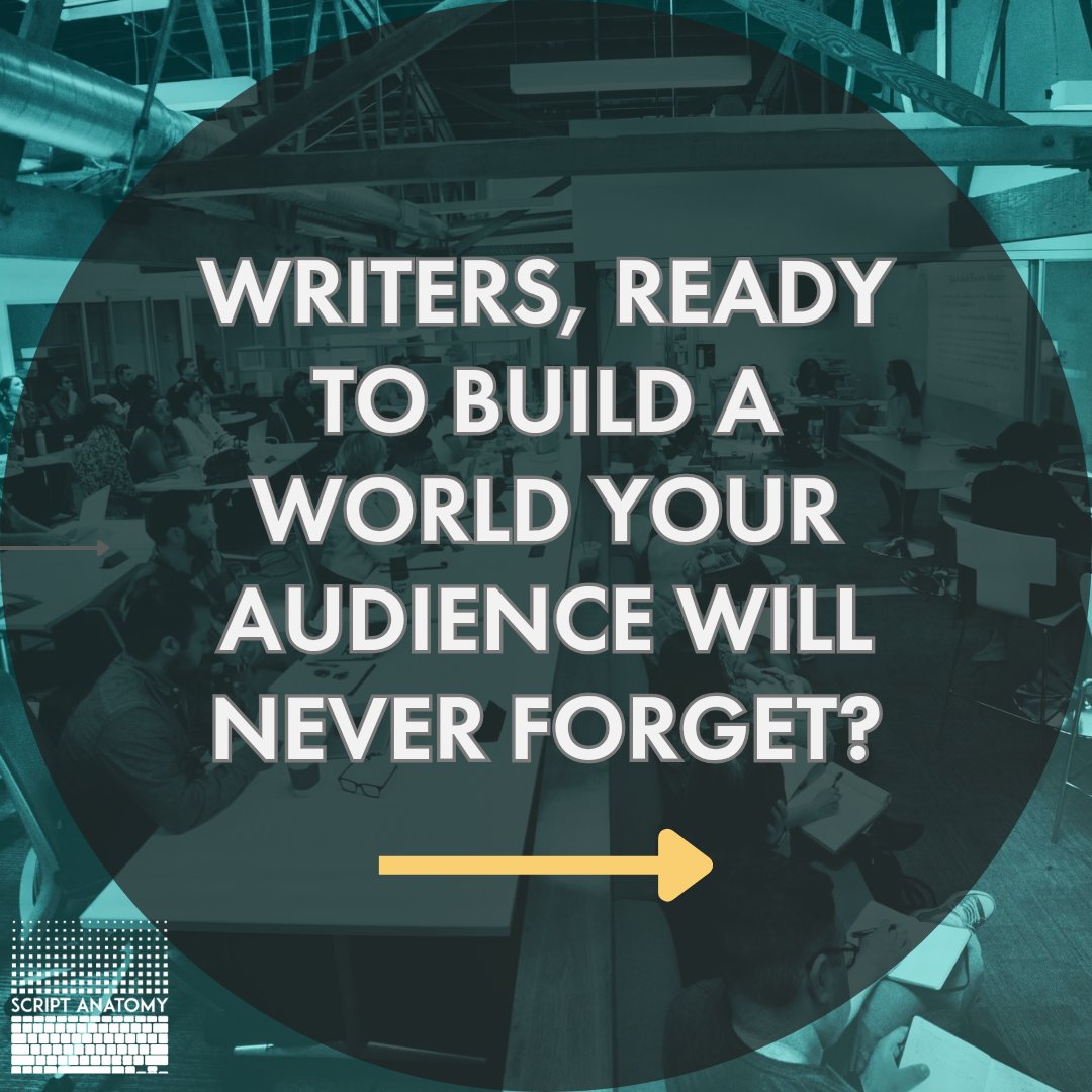 ScriptAnatomy's tweet image. In TV World Building Class with Alex Raiman, you’ll take your pilot from concept to outline while mastering how to build rich, believable worlds that elevate your story and captivate viewers.