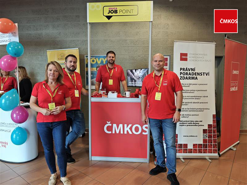 odbory's tweet image. 📍 LIBEREC — EDUCA 2025 💥
Jsme v Home Credit Areně až do soboty!

🕐 Dnes &amp;amp; zítra 9–18
🕐 Sobota 9–13
Zastavte se u stánku ČMKOS — probereme práci, odbory i budoucnost práce 🔥
➡️ educaweek.cz/expo
#EDUCA2025 #ČMKOS #odbory #Liberec @JStredula