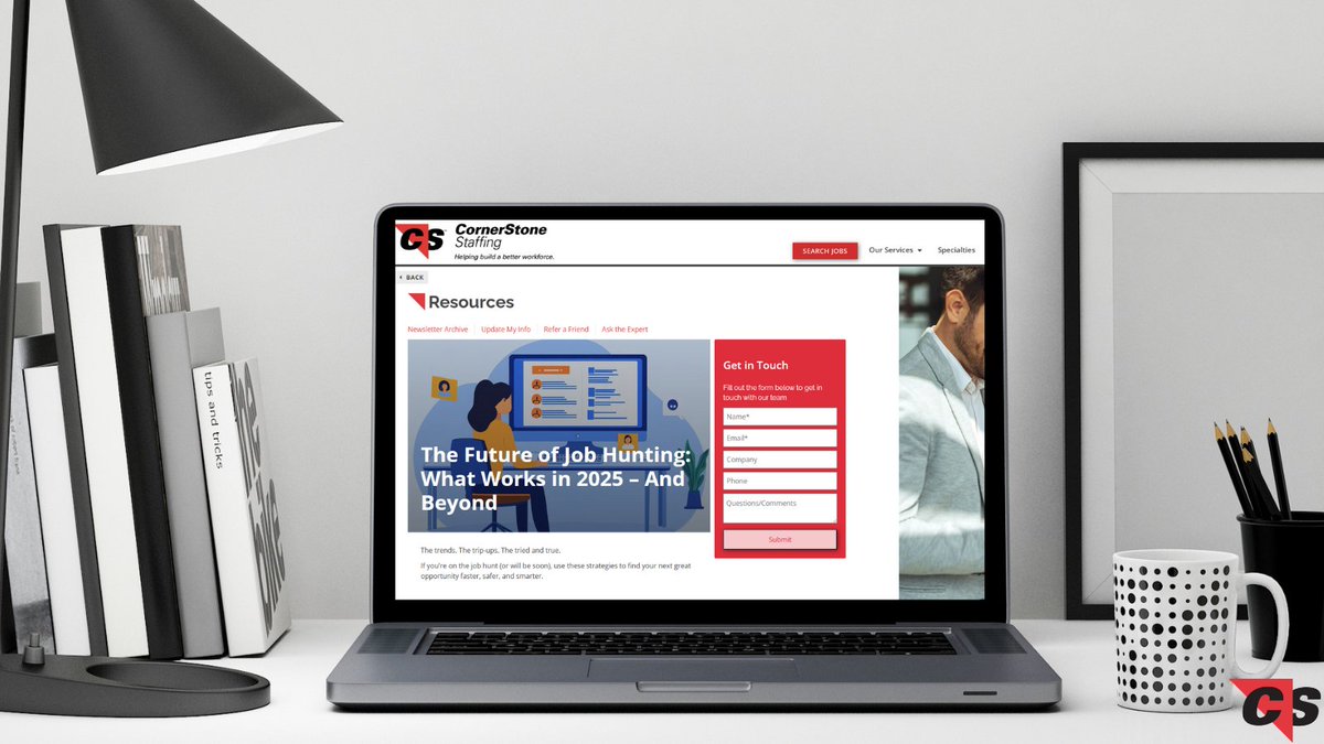 CornerStoneHire's tweet image. Check out our latest article: The Future of Job Hunting: What Works in 2025 – And Beyond. Discover trends, strategies, and insights to help land your next role. 💼 
Click the link to learn more in our ‘Land That Job’ section.
ow.ly/2eab50X1zFy
 #JobHunting #CornerStone