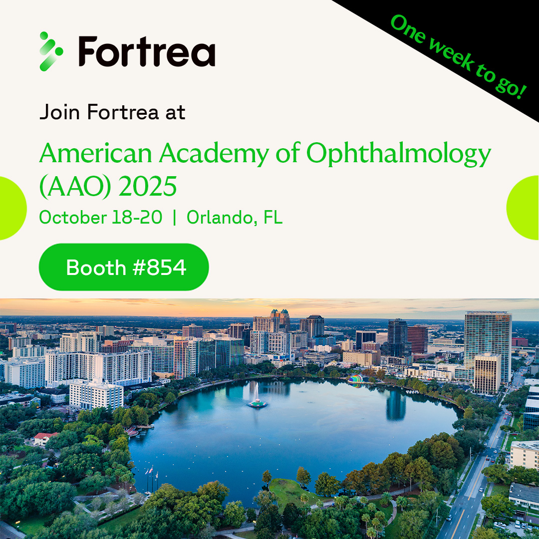Fortrea's tweet photo. We’re counting down to #AAO2025 in Orlando, and Fortrea’s ophthalmology experts are ready to connect.
📍 Find us all week at booth 854
🤝 Let’s talk innovation, strategy, and partnership—see you soon!
#Ophthalmology #ClinicalTrials #FortreaExperts #PatientCentricity https://t.co/IV0Sx1XrgN
